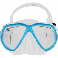 WITEBLAZE Amazonas Tauchmaske Kinder 48 - blue transparent M