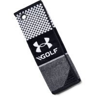 UNDER ARMOUR Bag Golfhandtuch 001 - black/black/white
