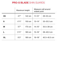 G-FORM Pro-S Blade Fußball Schienbeinschoner