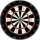 BULLS Bristol Flocked Paper Steeldartscheibe