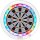 GranBoard 3s White Edition Elektronische Softdartscheibe