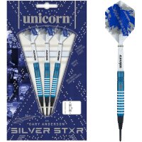 Unicorn Silver Star Blue Gary Anderson Soft Darts