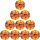 10er Ballpaket DERBYSTAR offizieller Bundesliga Brillant APS High Visible Winter-Fußball Spielball 2022/23 orange 5