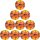 10er Ballpaket DERBYSTAR offizieller 2. Bundesliga Brillant APS High Visible Winter-Fußball Spielball 2022/23 orange 5