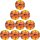 10er Ballpaket DERBYSTAR Bundesliga Brillant High Visible Freizeitfußball 2022/23 orange 5
