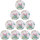 10er Ballpaket PUMA Orbita 5 TB Hard-Ground Fußball Trainingsball puma white/multi colour 5