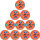 10er Ballpaket DERBYSTAR Bundesliga Brillant APS High Visible Fußball 2023/24 Bundesliga 5