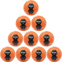10er Ballpaket Kempa Tiro Handball 131 - fluo...