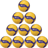 10er Ballpaket MIKASA V1.5W Mini-Volleyball