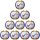 10er Ballpaket NIKE Hypervolley 18P Beachvolleyball 560 psychic purple/kumquat/white/black 5