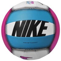 10er Ballpaket NIKE Hypervolley 18P Beachvolleyball 677 active pink/laser blue/white/black 5
