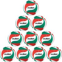 10er Ballpaket molten Volleyball V5M4000-DE...
