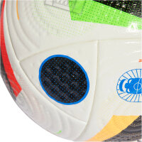 adidas Fußballliebe Offizieller EURO24 Pro Spielball 001A - white/black/globlu 5