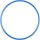 Gymnastikreifen Hula-Hoop Reifen blau 60 cm