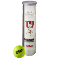 4er Pack Wilson Tour Germany Tennisbälle Dose