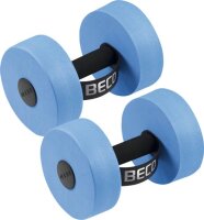 2er Pack BECO Aqua Hantel blau M