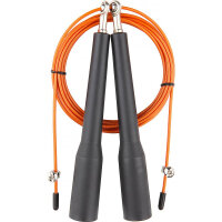 V3TEC Kabelspringseil mit Kugellager schwarz/orange