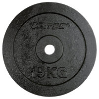 V3TEC Hantelscheiben schwarz 1 x 15 kg