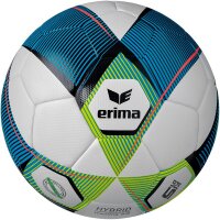 erima Hybrid 2.0 Trainingsball mykonos blue/lime 5