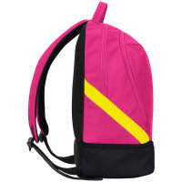 JAKO Iconic Rucksack 163 - pink/schwarz/neongelb