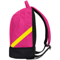 JAKO Iconic Rucksack 163 - pink/schwarz/neongelb
