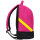 JAKO Iconic Rucksack 163 - pink/schwarz/neongelb