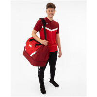 JAKO Iconic Sporttasche mit Bodenfach 103 - rot/weinrot S...