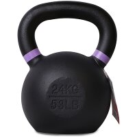 Pure2Improve Kettlebell lila/schwarz 24 kg