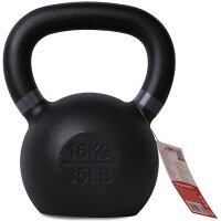Pure2Improve Kettlebell grau/schwarz 16 kg