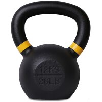 Pure2Improve Kettlebell gelb/schwarz 12 kg