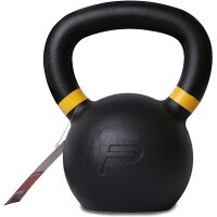 Pure2Improve Kettlebell gelb/schwarz 12 kg
