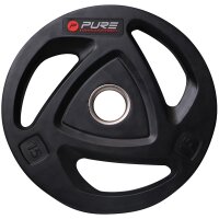 Pure2Improve Hantelscheibe schwarz 15 kg