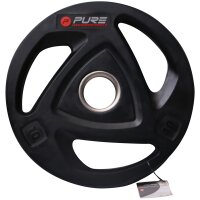 Pure2Improve Hantelscheibe schwarz 10 kg