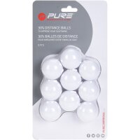 9er Pack Pure2Improve Golf Plastikbälle weiß