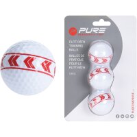 3er Pack Pure2Improve Golf Alignment Bälle (3 Stk)...