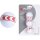 3er Pack Pure2Improve Golf Alignment Bälle (3 Stk) weiß/rot
