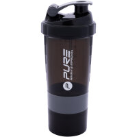 Pure2Improve Shaker schwarz/grau 0,5 Liter