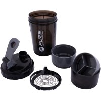 Pure2Improve Shaker schwarz/grau 0,5 Liter