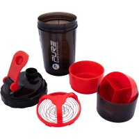 Pure2Improve Shaker grau/rot 0,5 Liter