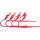 Pure2Improve Hürden rot Low
