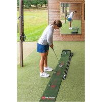 Pure2Improve Golf Confidence Puttingmatte (30 x 237 cm)...
