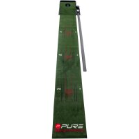 Pure2Improve Golf Confidence Puttingmatte (30 x 237 cm) schwarz