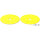 10er Pack Pure2Improve Markierungsscheiben gelb