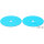 10er Pack Pure2Improve Markierungsscheiben blau