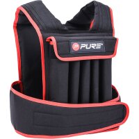 Pure2Improve Gewichtsweste schwarz/rot 20 kg
