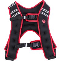 Pure2Improve Gewichtsweste schwarz/rot 10 kg