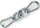 BRUTE Heavy Duty Haken grau