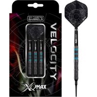 XQ Max Velocity Soft Darts Schwarz 19 g