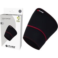 Pure2Improve Neopren Oberschenkelbandage schwarz XL