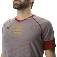 UYN Candela Padelshirt Herren J984 - grey/carmin S